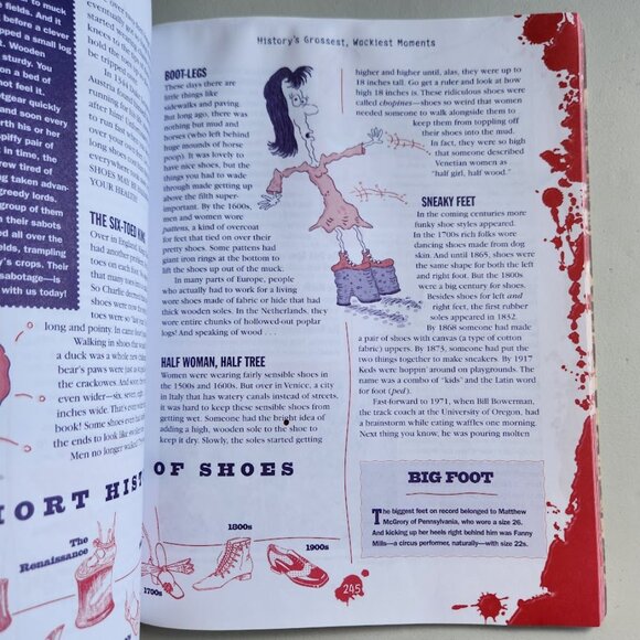 Oh Yikes Histoy's Grossest, Wackiest Moment's Trivia History Book 9780761136842 - Picture 5 of 16